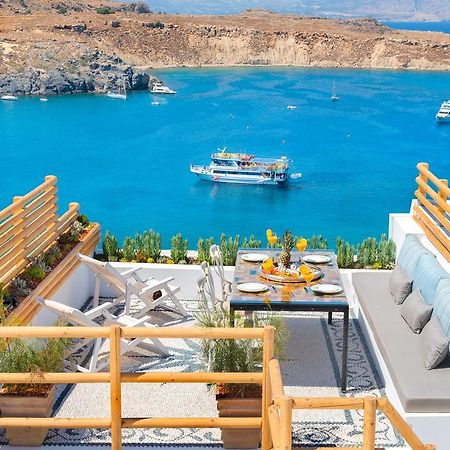 Lindos Shore Summer House With Jacuzzi And Sea View !!! Dış mekan fotoğraf