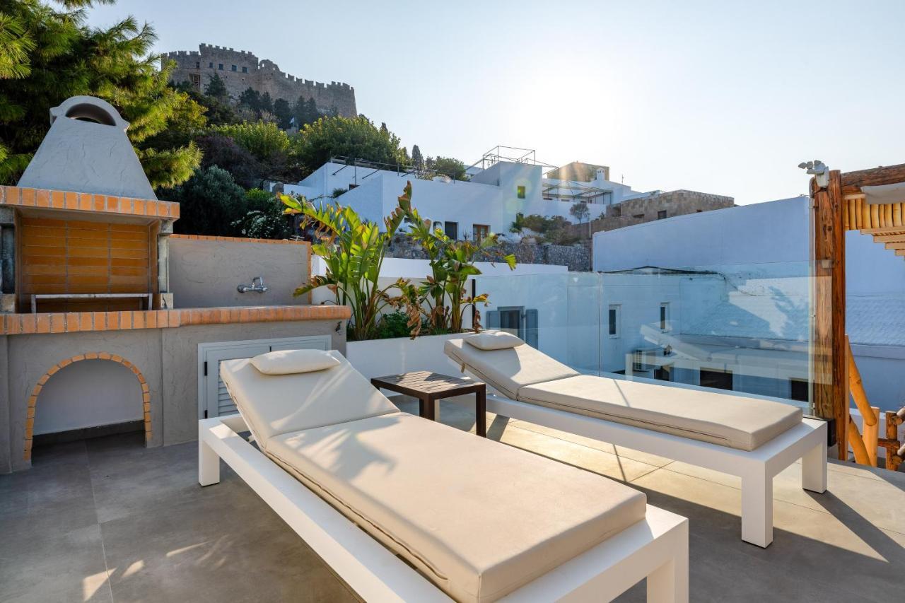 Lindos Shore Summer House With Jacuzzi And Sea View !!! Dış mekan fotoğraf