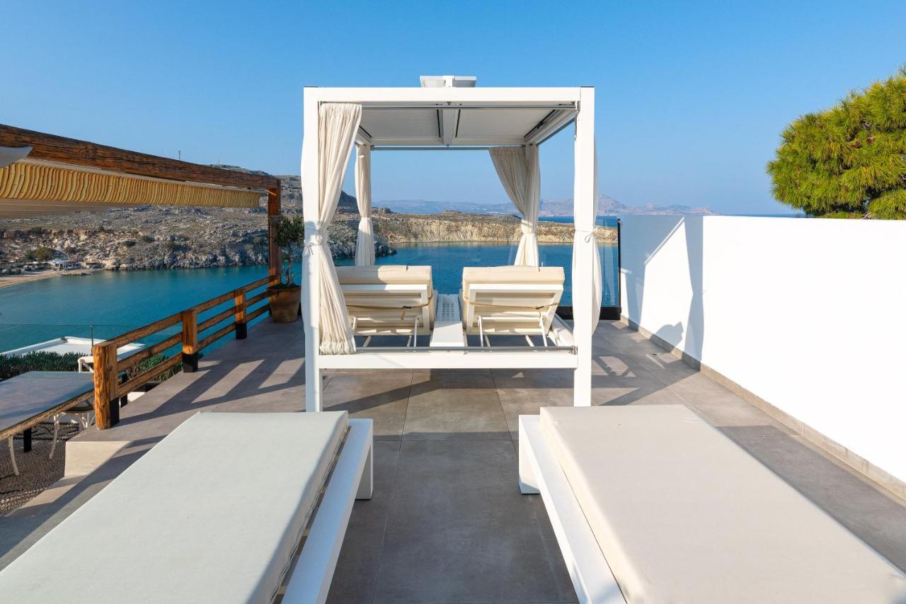 Lindos Shore Summer House With Jacuzzi And Sea View !!! Dış mekan fotoğraf