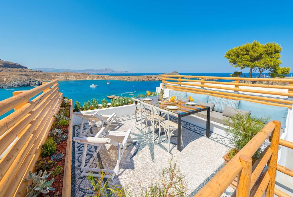 Lindos Shore Summer House With Jacuzzi And Sea View !!! Dış mekan fotoğraf