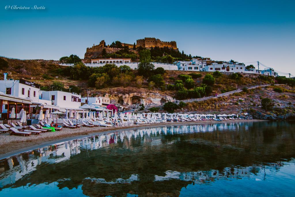 Lindos Shore Summer House With Jacuzzi And Sea View !!! Dış mekan fotoğraf